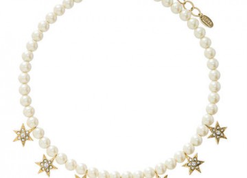 STAR pearl short necklace